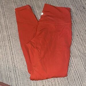 Lululemon Burnt Orange Align Leggings